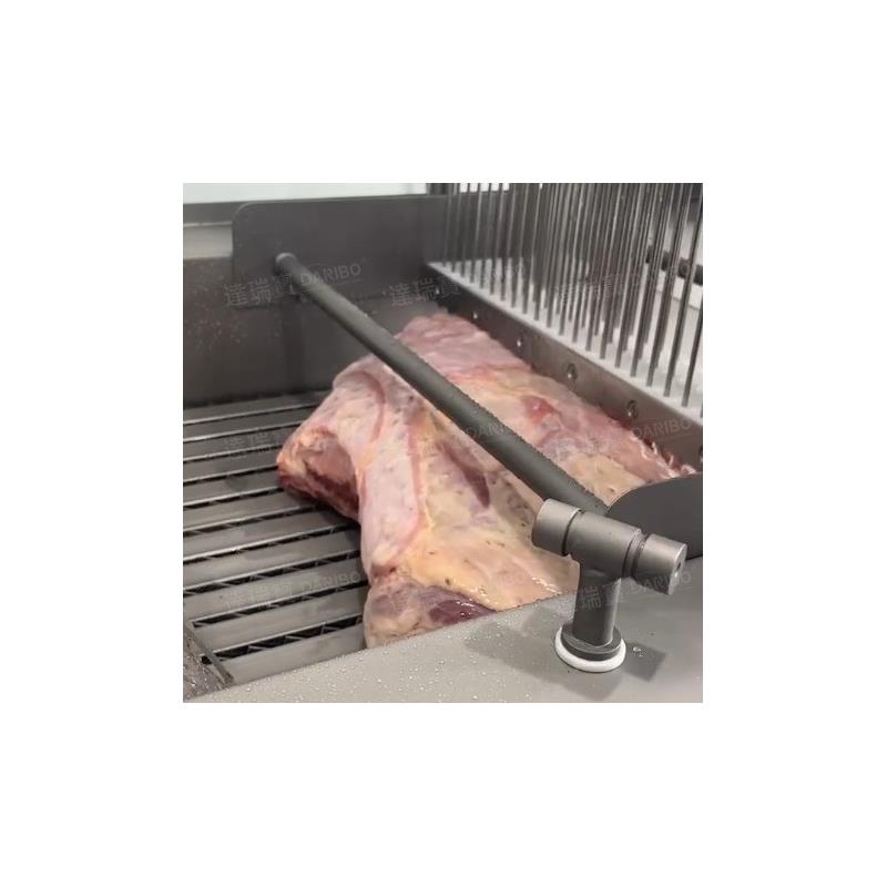 W牛腱子烤乳猪快速腌渍液入味设备 盐水酱油淀粉蛋白腌制剂注射机