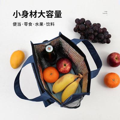 饭盒袋加手厚铝箔保温冷藏午提餐袋容量学生上班族带WYJYj1xF饭大