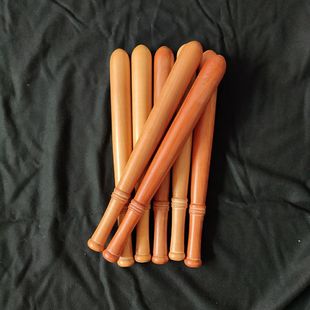 实木棒槌洗衣家用圆形棒槌洗衣板东北老式洗衣健身工具