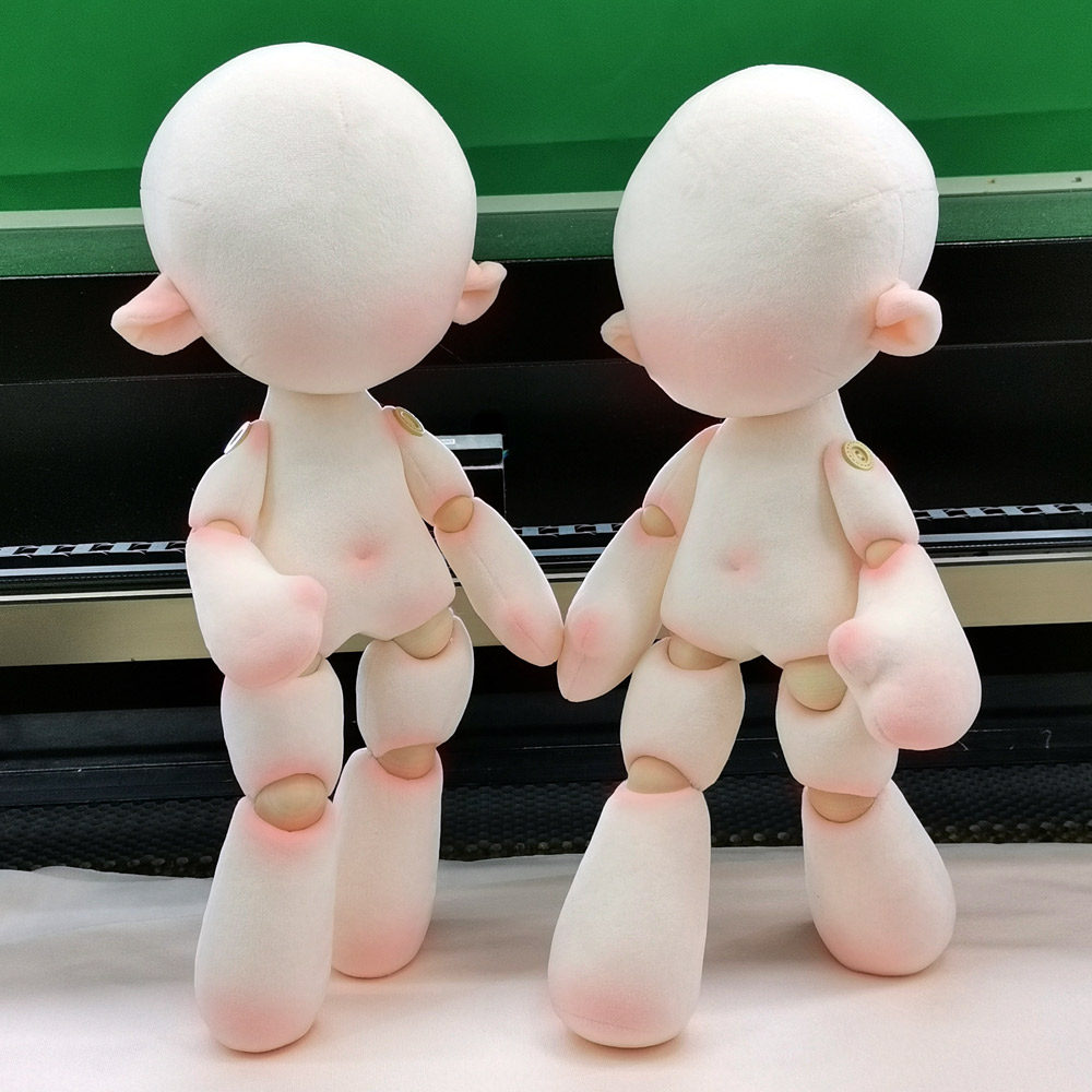 人偶可动关节娃娃胖丫布艺
