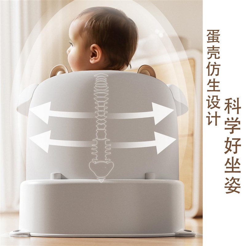 婴儿洗澡b座椅宝宝洗澡坐椅浴凳坐着神器浴盆可坐浴学坐椅儿童防