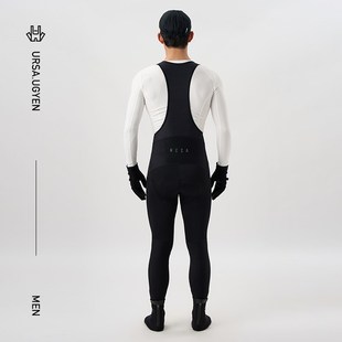 NEZA「罴.墨金3.0」男款 公路自行 抓绒透气保暖J背带骑行裤 秋冬季