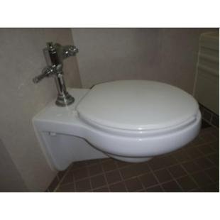后排墙排水坐便器 船用壁挂式 顶进水挂便 马桶上进水 冲水阀