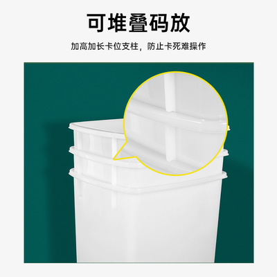 牌塑料糖水桶方形储水桶食品级带盖奶茶桶冷藏冷饮小冰桶商用