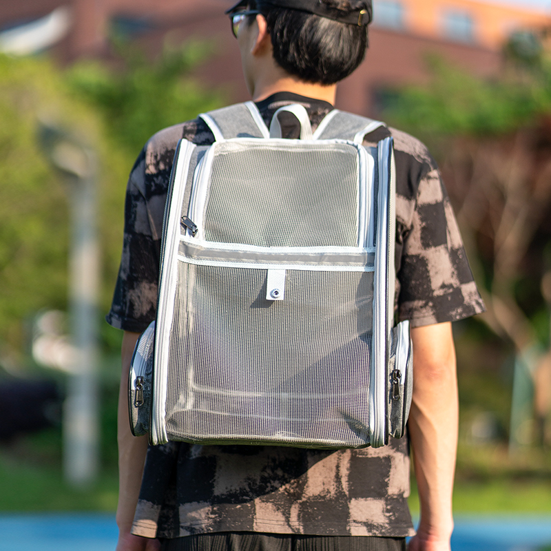 猫包双肩夏天通风透气宠物可折叠猫咪狗狗背包外出中小型宠物用品