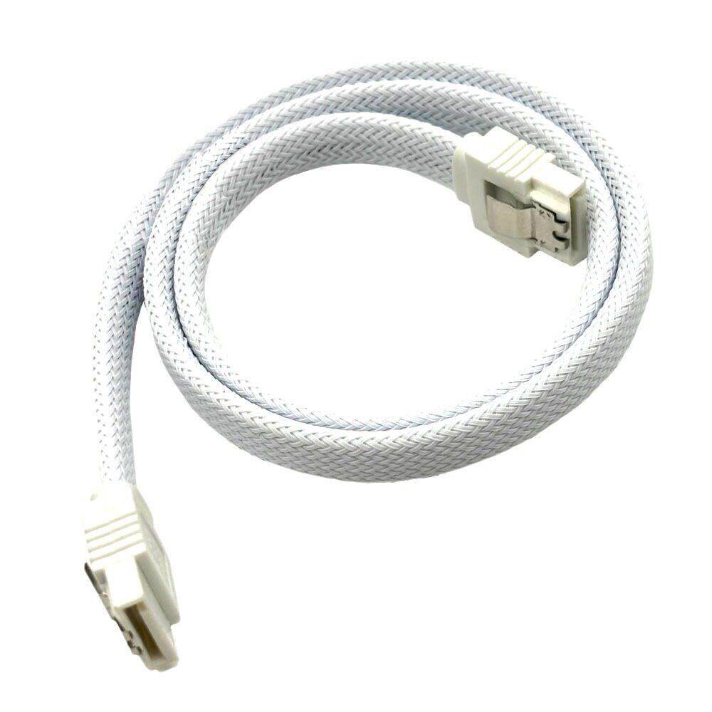 数据线SATA 3.0 7pin 6Gbps硬盘连接线尼龙网50CM白色黑红绿蓝色A