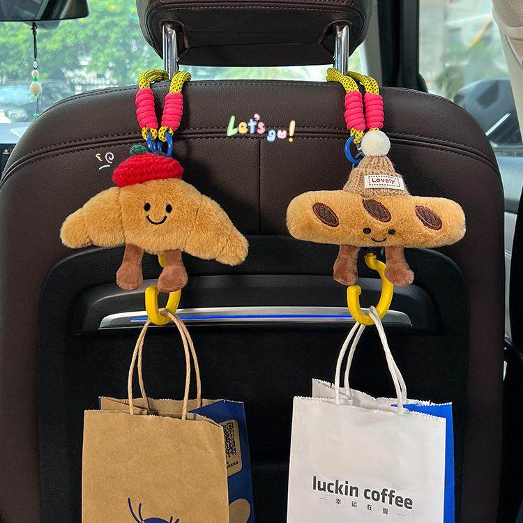 牛角包汽车挂钩创意车载挂钩车内收纳挂钩车用座椅背后排置物挂钩,汽车用品/电子/清洗/改装,车用挂钩,淘宝优惠券,粉丝福利购,淘宝优惠卷