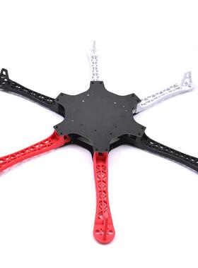 F550六轴机架 集成PCB板 碳纤尼龙机架 多轴多旋翼无人机航拍航测