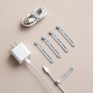 迷你扎带耳机充电线卡扣固定收纳理线器电脑电源数据线捆扎整理器