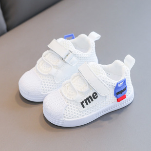 婴儿凉鞋学步鞋女宝宝网鞋透u气0男小童鞋子1一3岁2女宝软底春夏