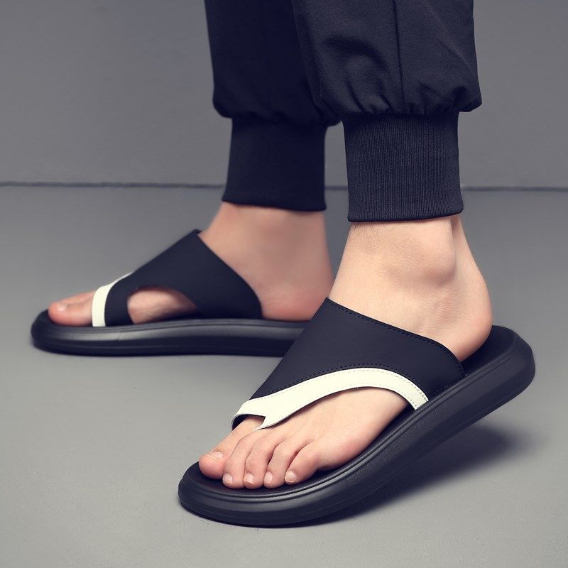 男款凉鞋夏季2024新款休闲沙滩鞋防滑男士L时尚厚底休闲夹脚人字,流行男鞋,人字拖,淘宝优惠券,粉丝福利购,淘宝优惠卷