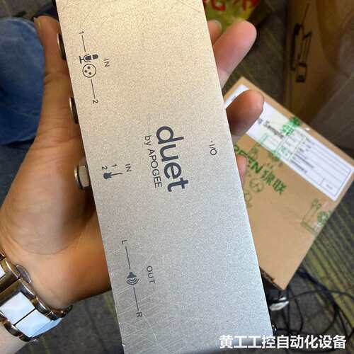 Apogee Duet音频接口，银色金属外壳，2路XLR/T
