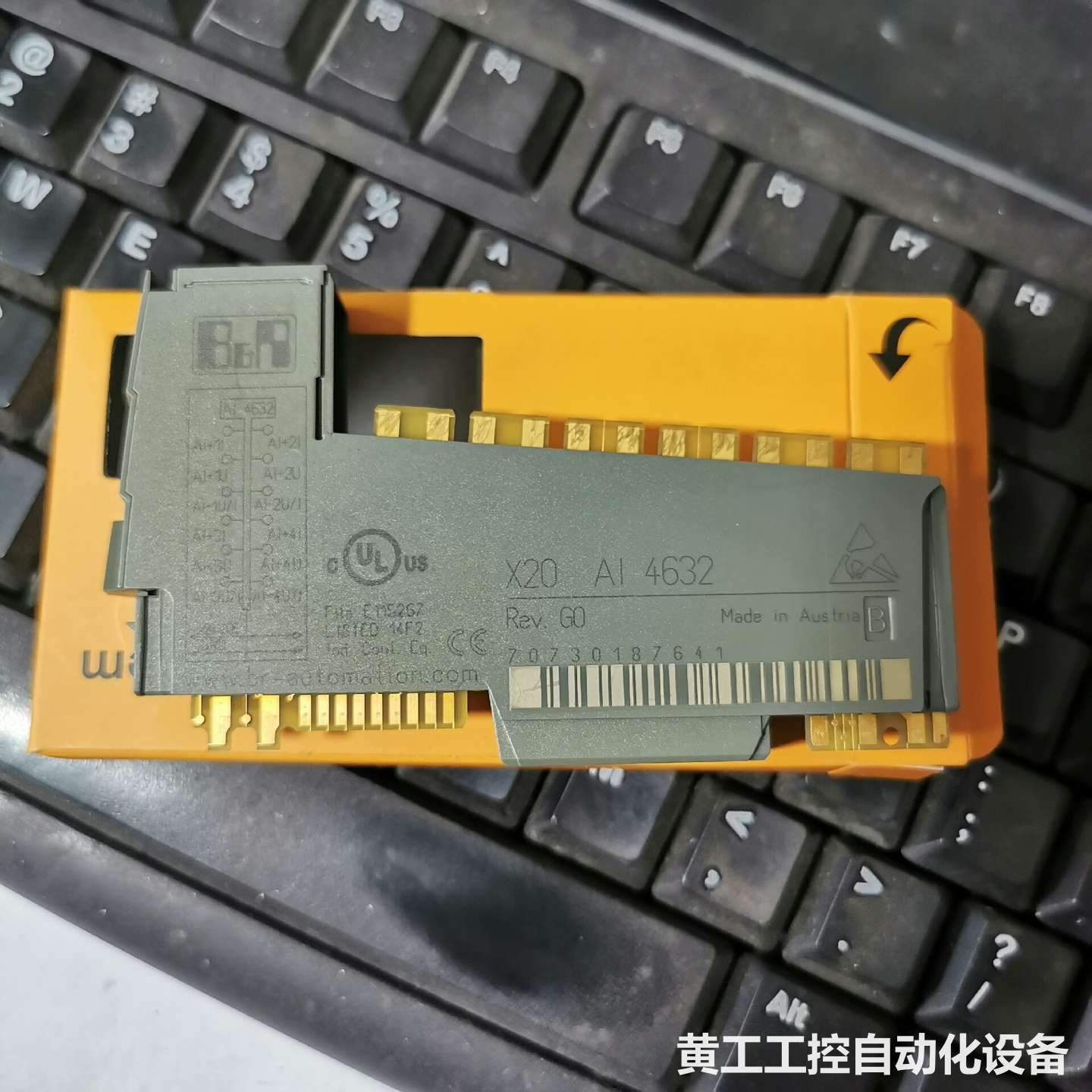 二手 贝加莱X20 AI4632 PLC模块 功能包好,只有