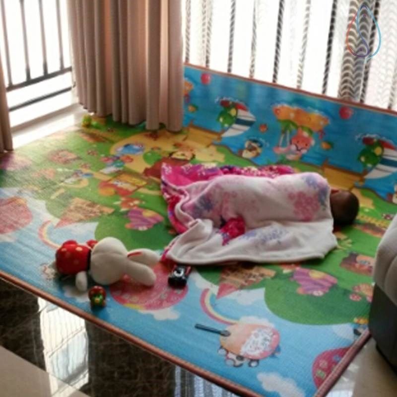 农村大炕上的垫子加厚小孩爬y行垫宝宝隔凉地垫婴儿防摔泡沫垫