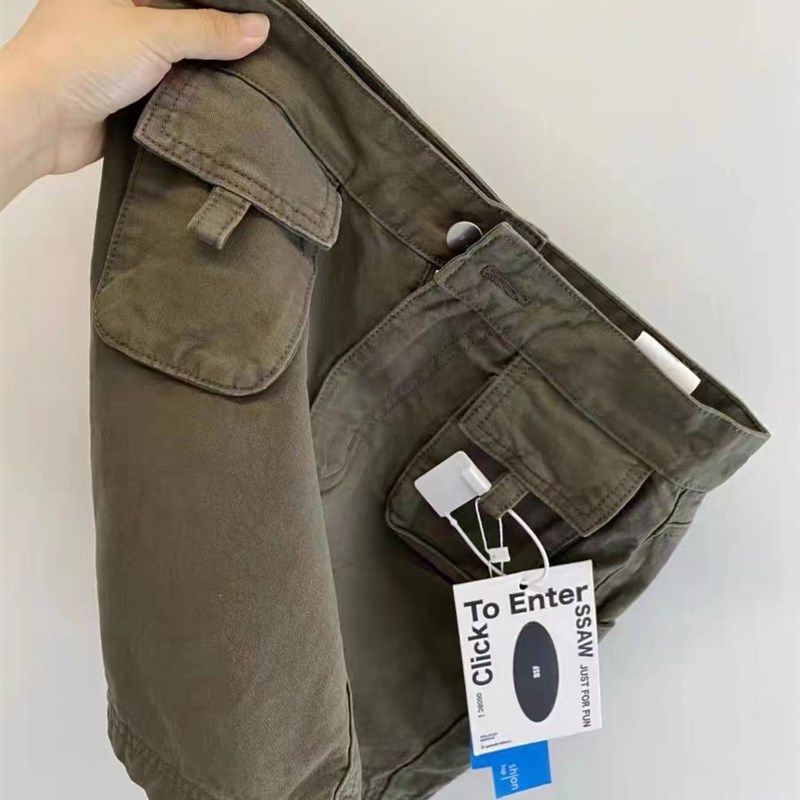 大码胖妹妹工装裙女春夏季高腰牛仔半身裙显瘦百搭a字包臀短裙子