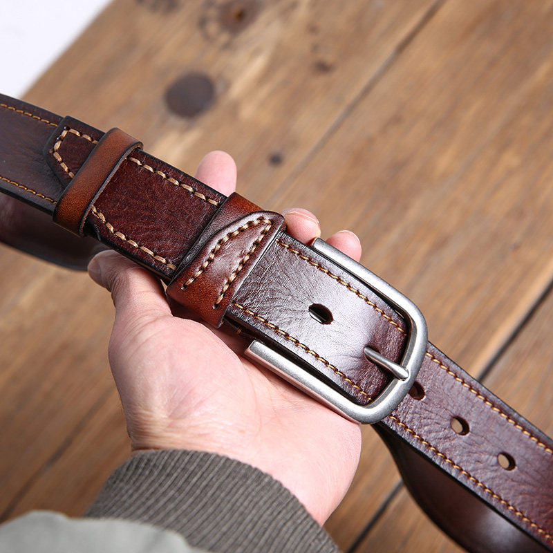 皮带男士真皮手工休闲复古头层牛皮腰带青年纯牛皮年轻人潮流裤带,服饰配件/皮带/帽子/围巾,腰带/皮带/腰链,淘宝优惠券,粉丝福利购,淘宝优惠卷