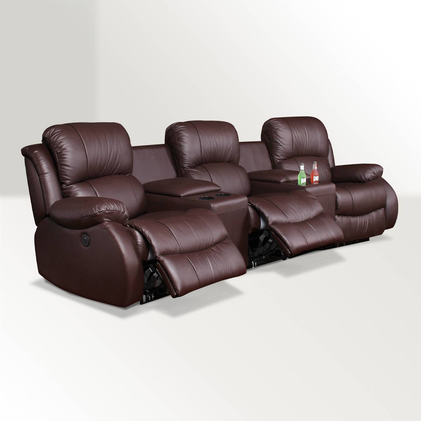 别墅观影太空多功能舱家具家庭影院私人影音室影视厅电动真皮沙发