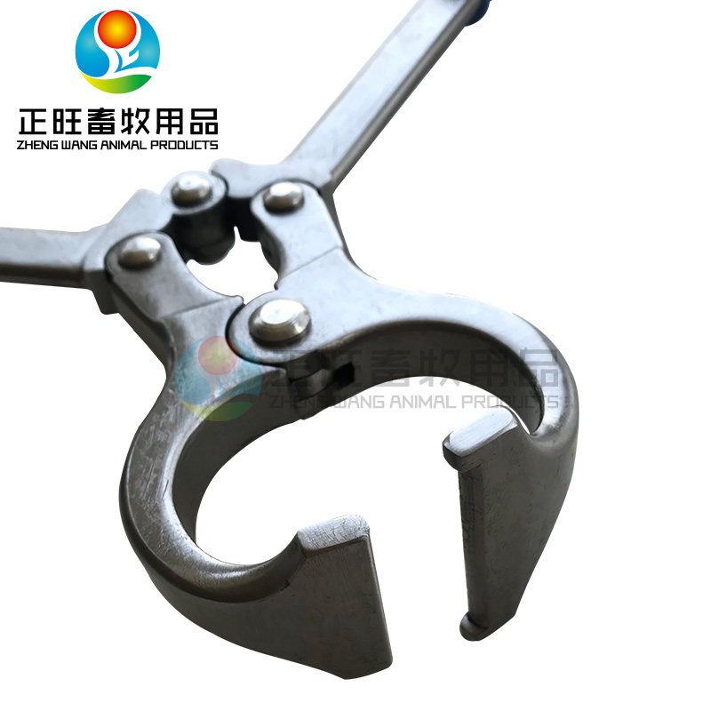 羊无血不锈钢去势钳o去势器煽羊钳阉羊钳子阉割夹蛋钳兽用器械