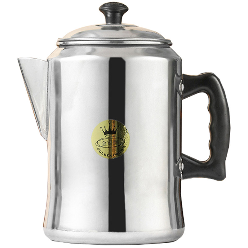 港式奶茶拉茶壶丝袜煮茶冲茶壶钢圈过滤拉O茶袋加厚铝茶壶3L