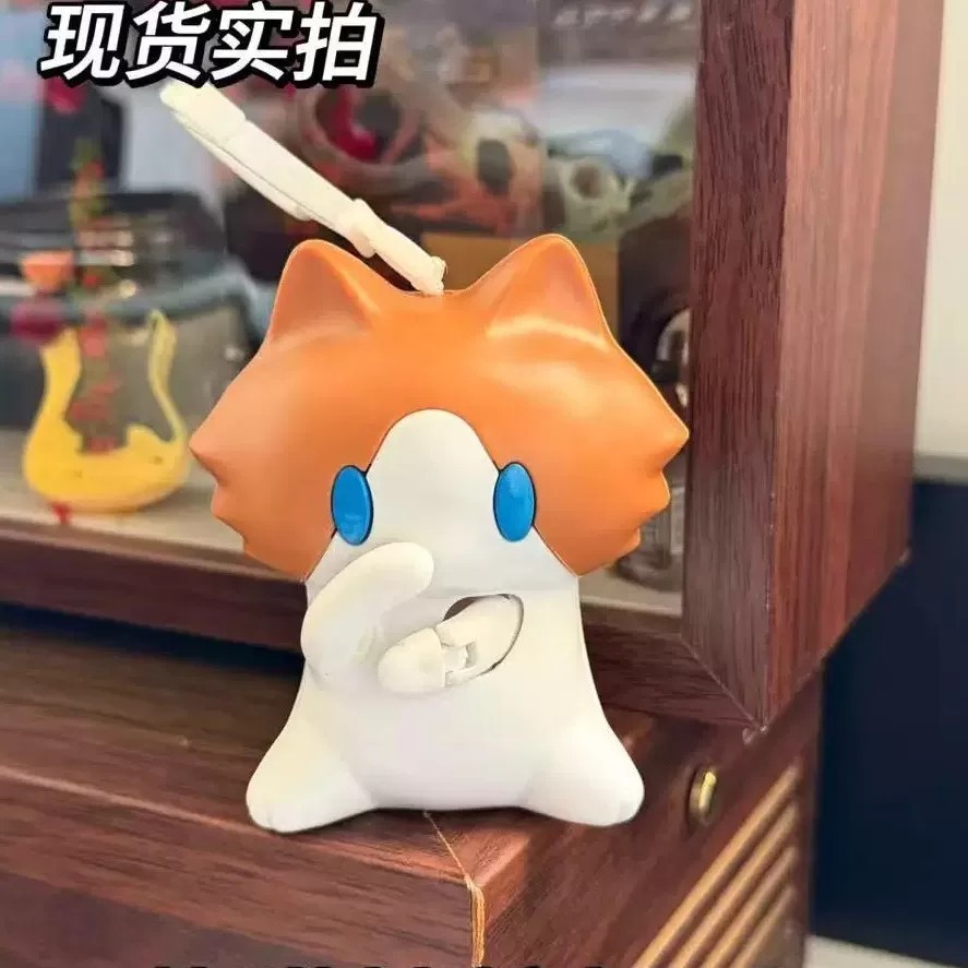 【表情包动作】搞怪月薪猫咪可爱公仔玩偶背包挂饰钥匙扣趣味礼物