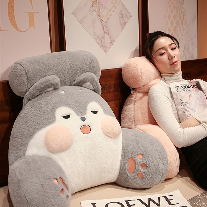 床头软包靠垫榻榻米大靠背宿舍靠枕腰枕床上护腰枕头儿童床靠腰垫