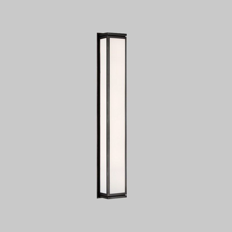 新中式壁灯卧室床头灯现代创意禅意客厅灯简约中式过道长形壁灯