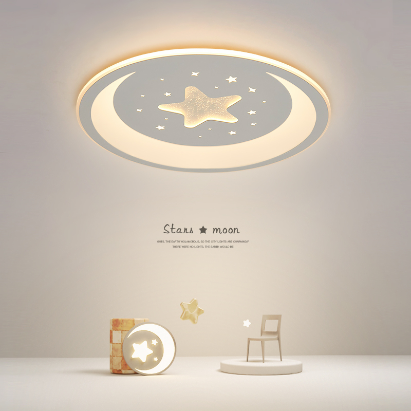 韵丝蔓超薄儿童房客厅吸顶灯led现代简约男孩女孩创意公主卧室灯