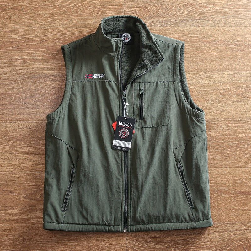 北欧户外猛货 秋冬男士防风防泼水加绒加厚保暖立领休闲马甲 背心,男装,常规马甲,淘宝优惠券,粉丝福利购,淘宝优惠卷