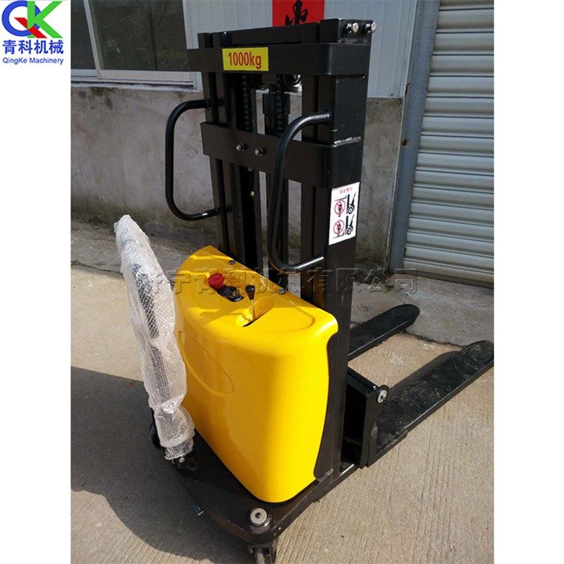 液压电动升降堆高车 手推式载重1T2T半自动搬运车 站架式托盘叉车,商业/办公家具,堆高车,淘宝优惠券,粉丝福利购,淘宝优惠卷