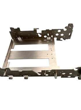 不锈钢钣金件激光切割下料折弯成型1.0ATM机金融设备精密钣金加工