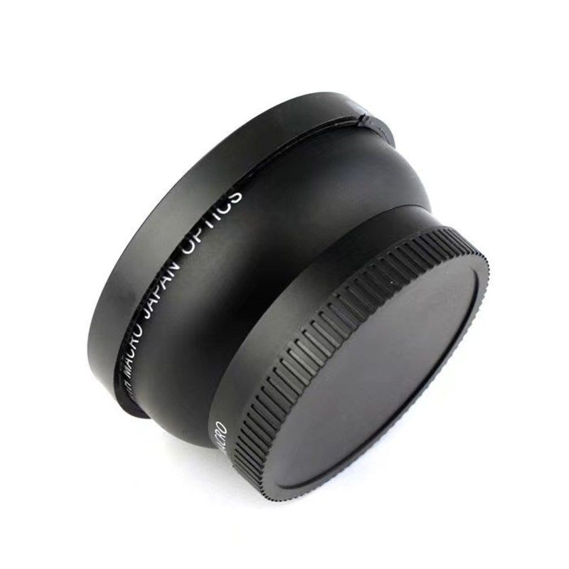 52MM广角镜微距相机附加镜头0.45X0.45倍超广角微距二合一无畸变