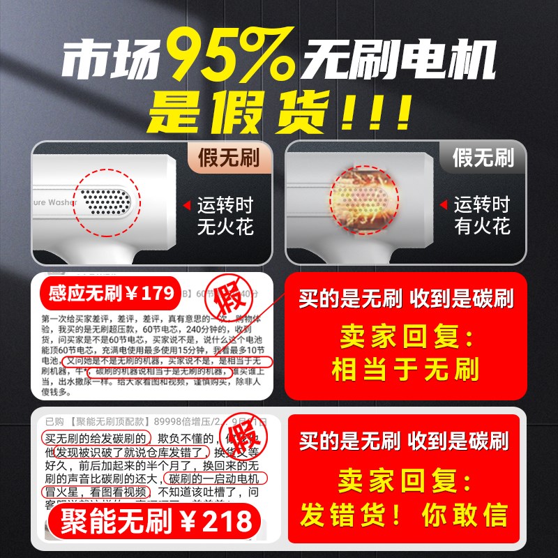 超强增压洗车机家用冲洗高压洗车水枪锂电池无线充电式洗车神器