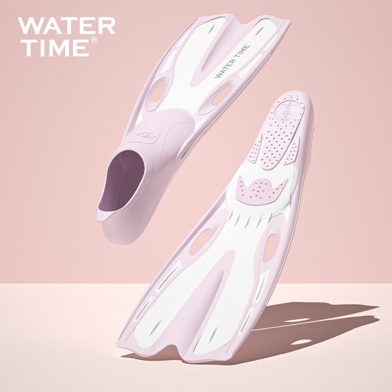 WaterTime潜水长脚蹼 男女浮潜蛙鞋自由潜鸭蹼游泳训练自由泳装备