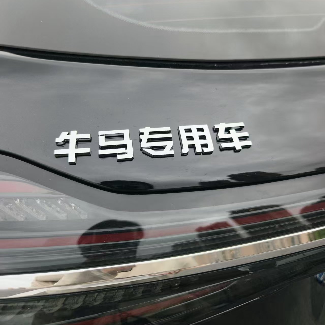 牛马专用车汽车车贴3D立体创意搞笑文字车标贴ABS原车材质