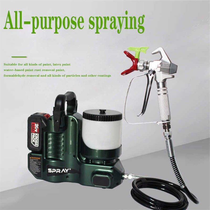 背包式手持喷涂漆涂料s高压无气锂电池充电便捷柱塞墙面修补机,五金/工具,电动喷涂机,淘宝优惠券,粉丝福利购,淘宝优惠卷