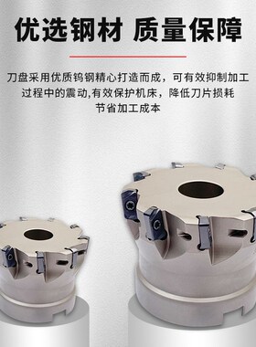 数控EXN03R双面快进给铣刀盘高效开粗面铣刀盘装03.03铣刀片