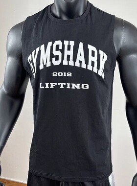 GYMSHARK LIFTING坎肩男士弹力棉运动健身宽松训练印花无袖背心