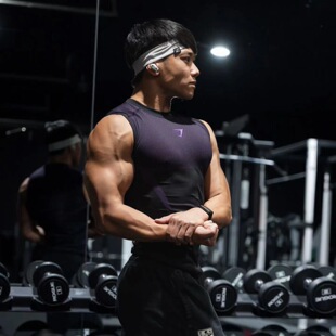 GYMSAHRK ONYX5代健身超级英雄背心男3D蜂窝运动速干高弹紧身坎肩