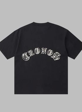 CRONOS日系简约风健身短袖男士训练百搭宽松运动休闲落肩半袖t恤