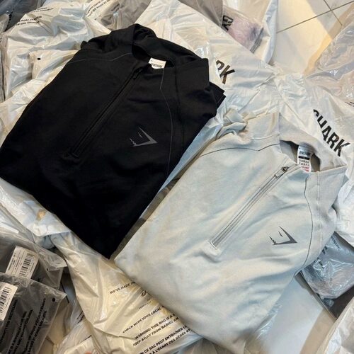 GYMSHARK APEX男¼拉链秋冬健身运动休闲无缝修身显身材立领长袖