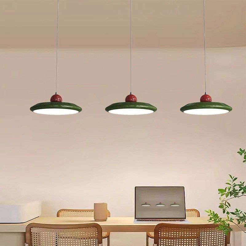 吊灯餐厅灯2024新款现代简约奶油风主灯店铺商用创意飞碟餐桌灯具,家装灯饰光源,客厅吊灯,淘宝优惠券,粉丝福利购,淘宝优惠卷