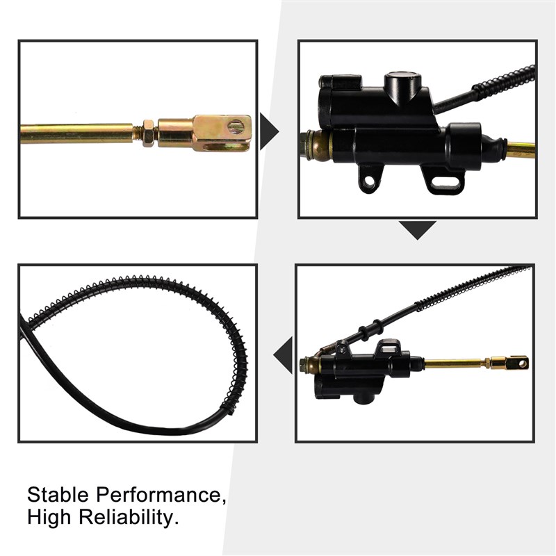 后制动总成主缸卡钳适配SSR 125cc 110cc 越野车中国滑板车