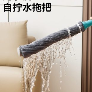 家欣自拧水旋转拖把免手洗干湿两用网红拖把耐用家用伸缩杆懒人拖