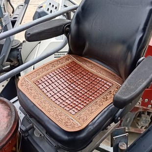 挖掘机铲车通用凉席坐垫夏天叉车拖拉机农机汽车T座垫透气屁股垫