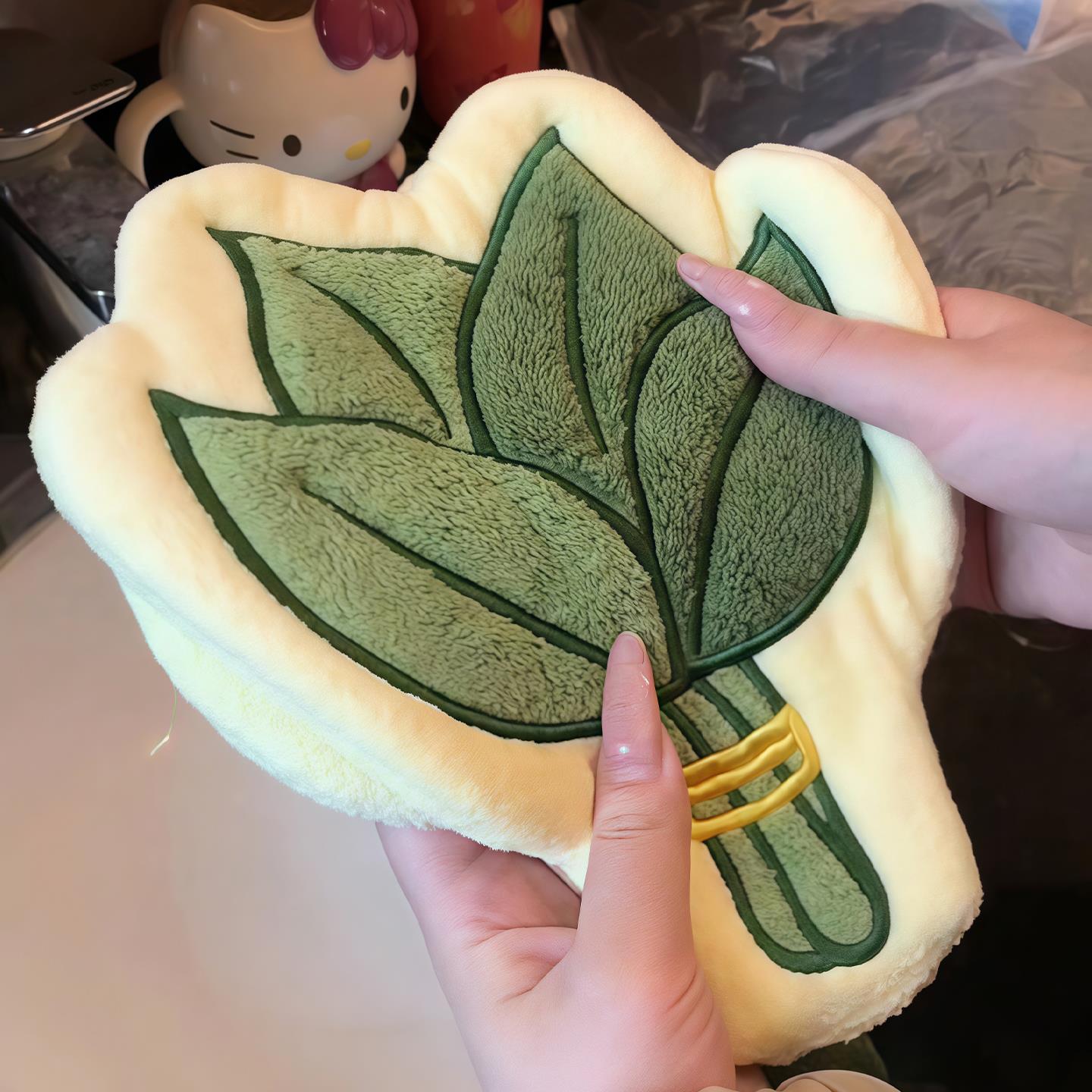 柚子叶祈福转运强吸水擦手巾