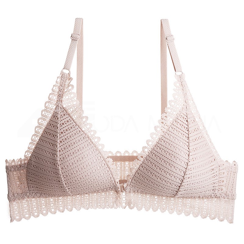 Sexy Lace Wirelenss Front Closure Bra Women Sexy Lingerie文