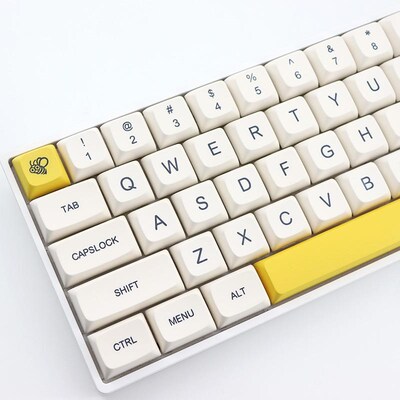 137 Key Honey Milk Keycaps PBT KeybFoard Keycap XDA Profile