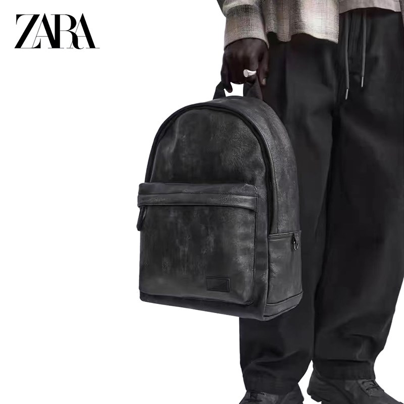 ZA1RA夏季新品男包大容量双肩包商务电脑包O通勤旅行包学生书包潮