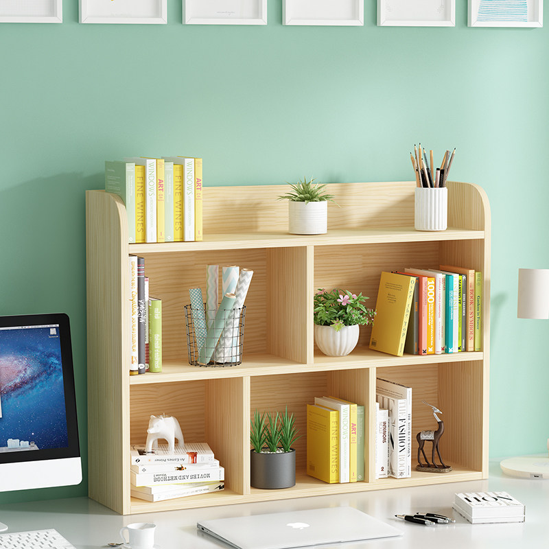 书架桌上学生实木儿童小书v柜省空间简易办公桌面置物架整理收纳,住宅家具,书架,淘宝优惠券,粉丝福利购,淘宝优惠卷