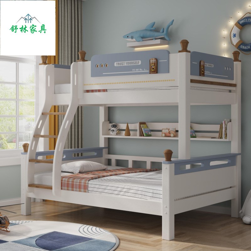 儿童床上下床双层实木亲子床高低铺可分体小户型子母床实木床